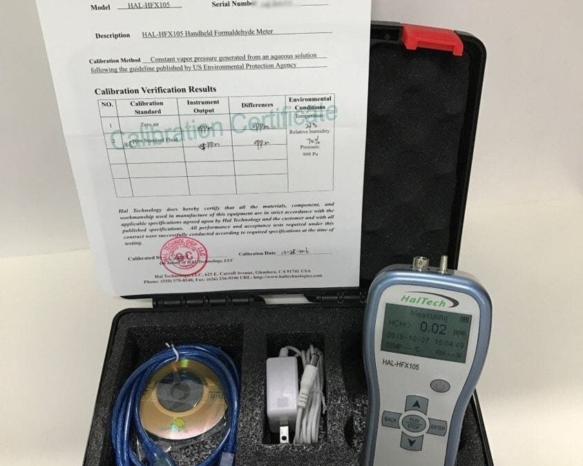 Haltech Handheld Formaldehyde HCHO Monitor Meter Active Pump