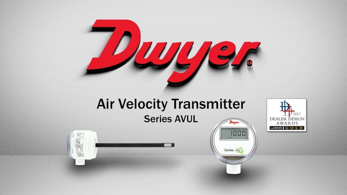 Commercial Grade Air Velocity Transmitter DWYER Series AVUL